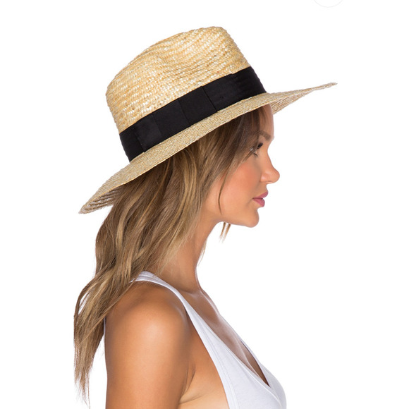 NWT Brixton Joanna straw hat in Honey Size Medium main image 7